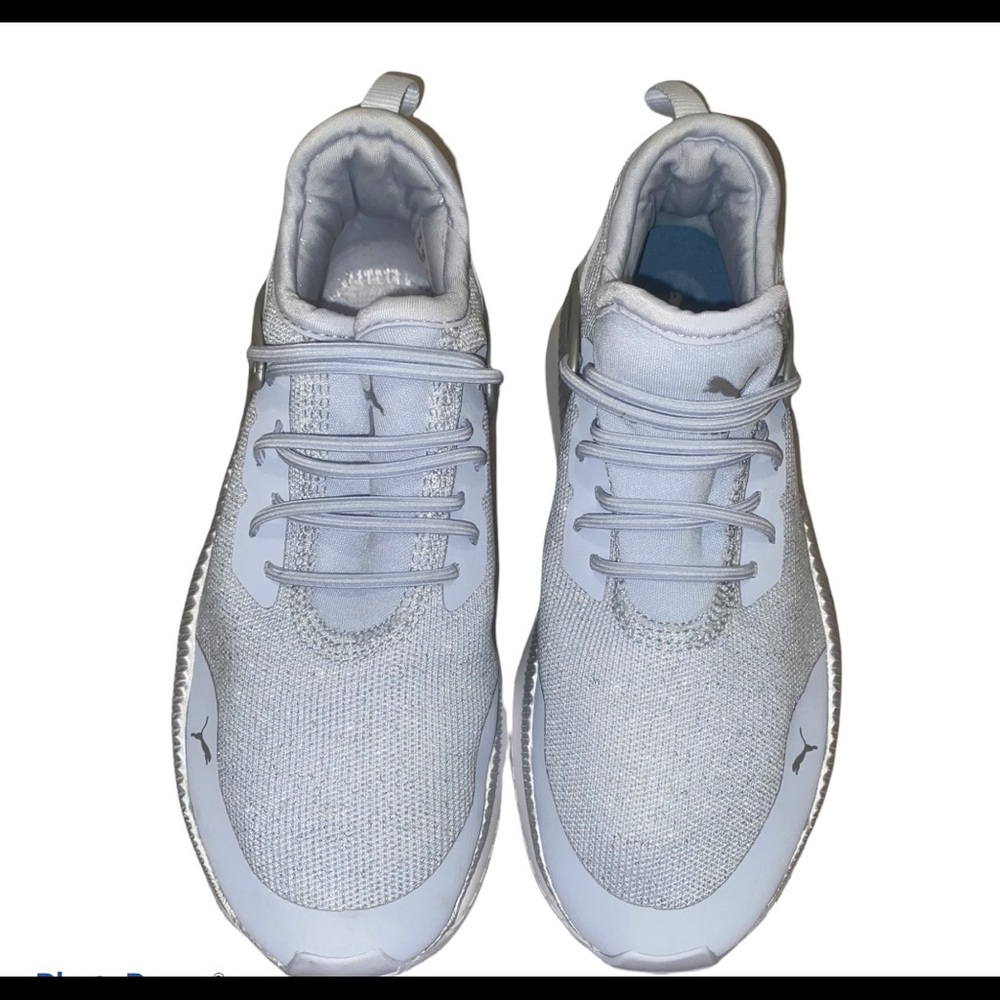 Puma Sky Blue & Gray Sneakers